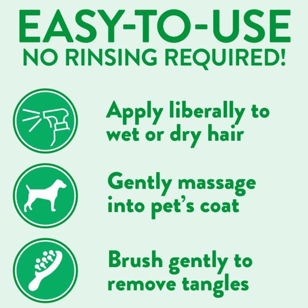 Tropiclean, Sweet Pea Tangle Remover Spray for Pets, 20 oz