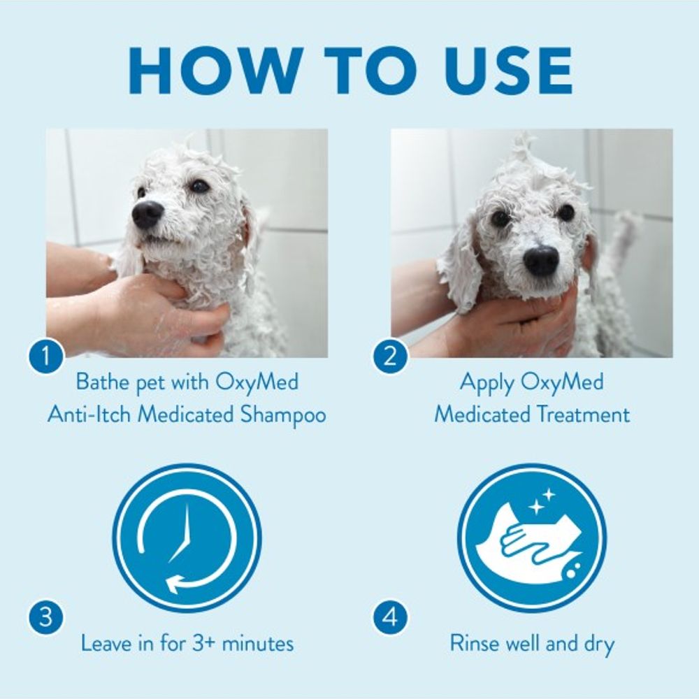 Tropiclean, Oxymed Medicated Oatmeal Pet Shampoo, 20 oz