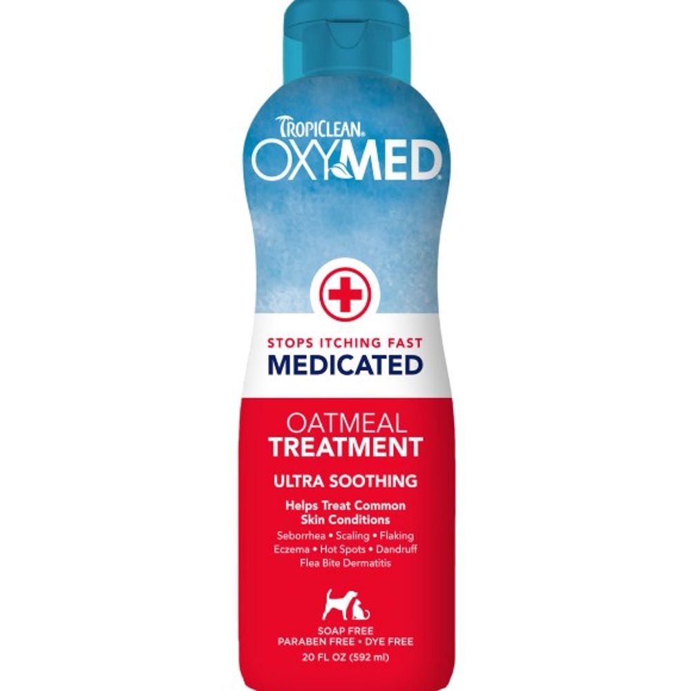 Tropiclean, Oxymed Medicated Oatmeal Pet Shampoo, 20 oz