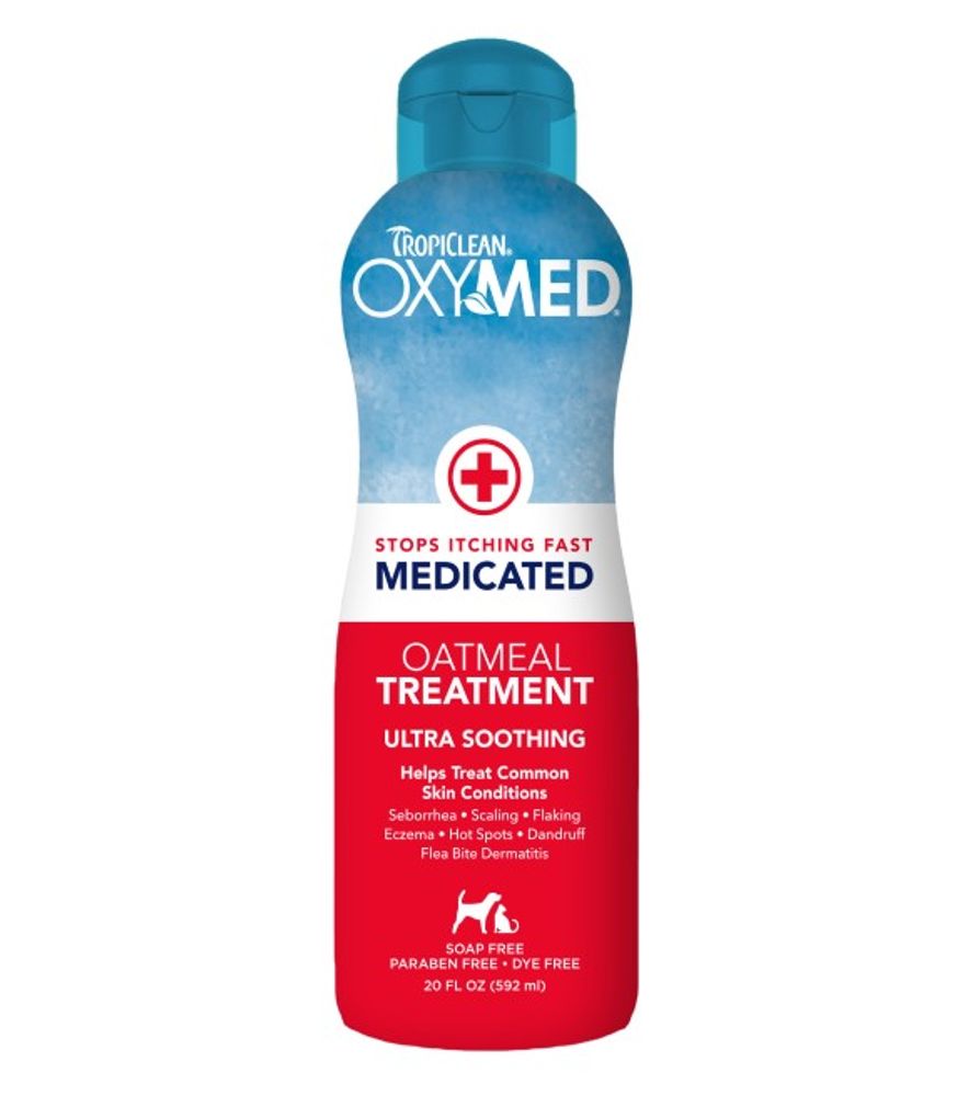 Tropiclean, Oxymed Medicated Oatmeal Pet Shampoo, 20 oz
