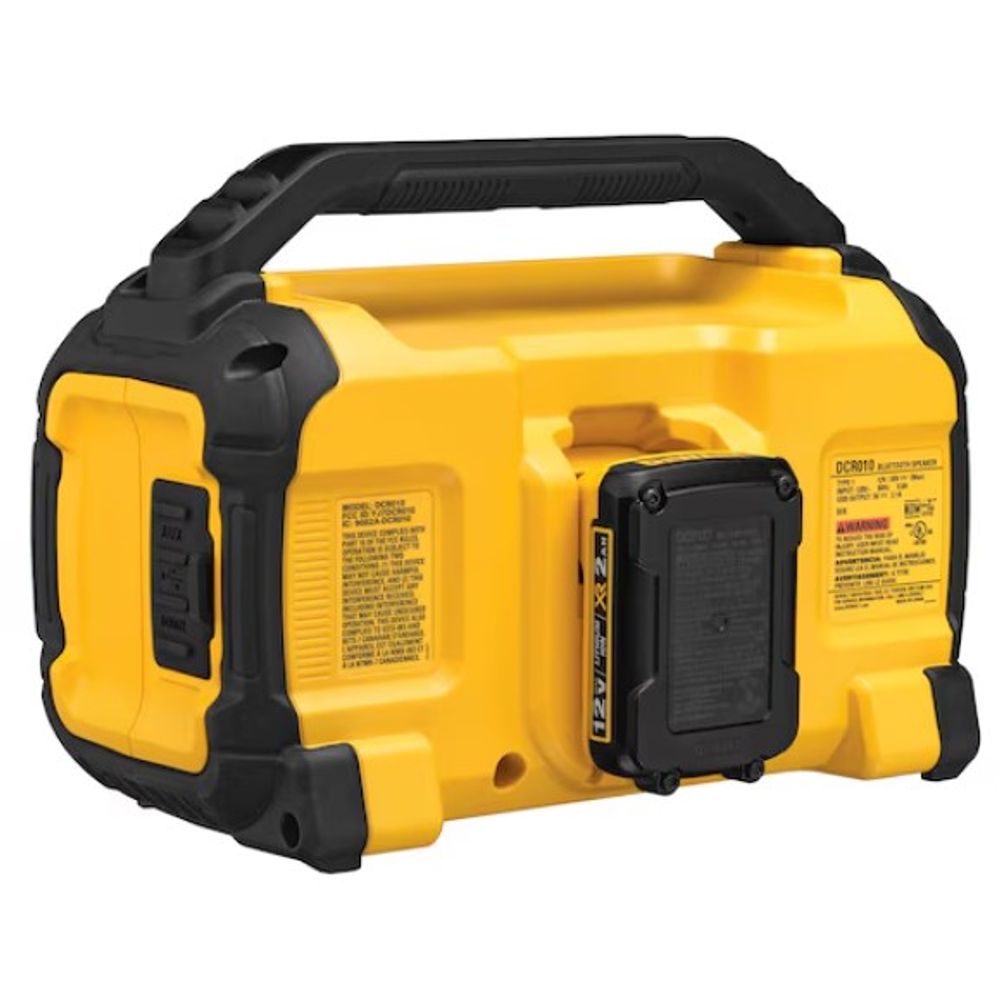 DeWalt, 12V/20V MAX Jobsite Bluetooth Speaker, DCR010