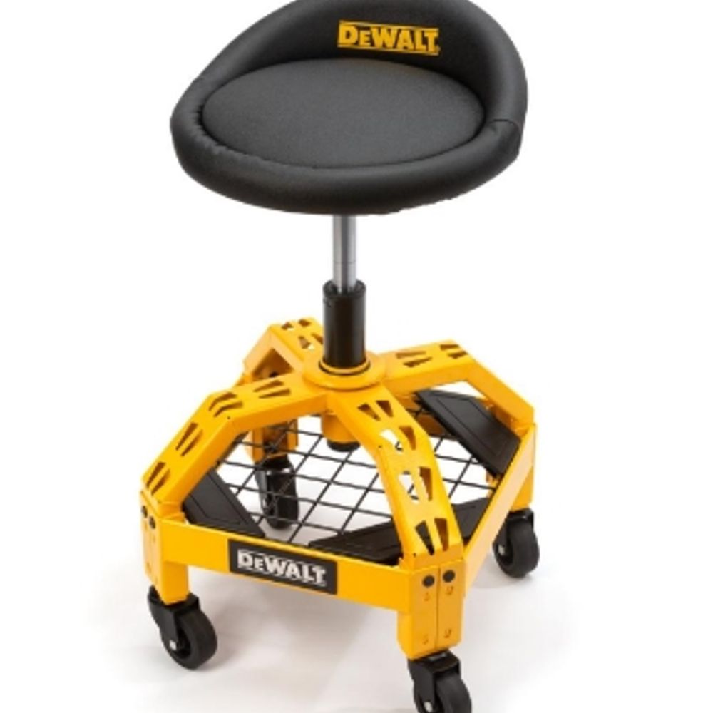 DeWalt Adjustable, Rolling Shop Stool