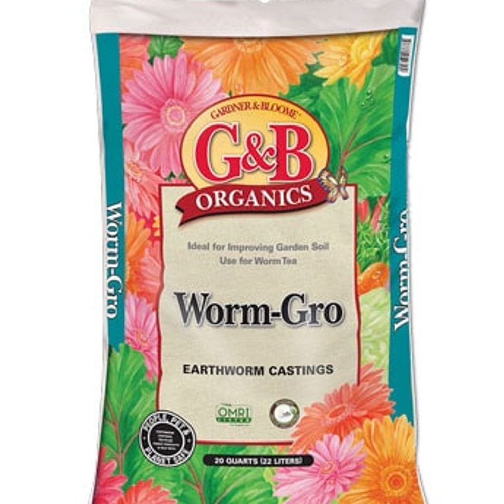 G&B Organics, Worm-Gro, 20 qt