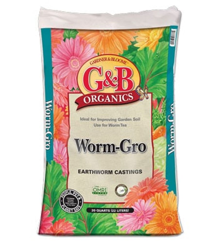 G&B Organics, Worm-Gro, 20 qt