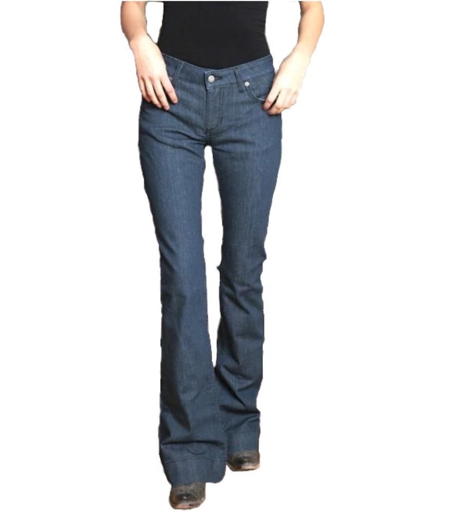 Kimes Ranch, Ladies' Lola Mid Rise Trouser Denim