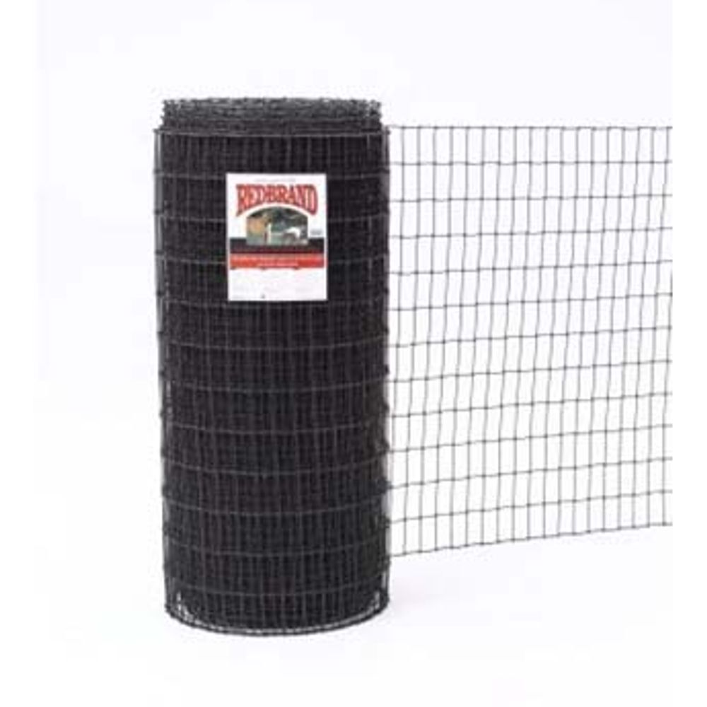 Red Brand, 48 in x 100 ft Black Non-Climb Horse Fence