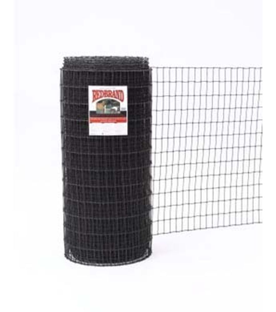 Red Brand, 48 in x 100 ft Black Non-Climb Horse Fence