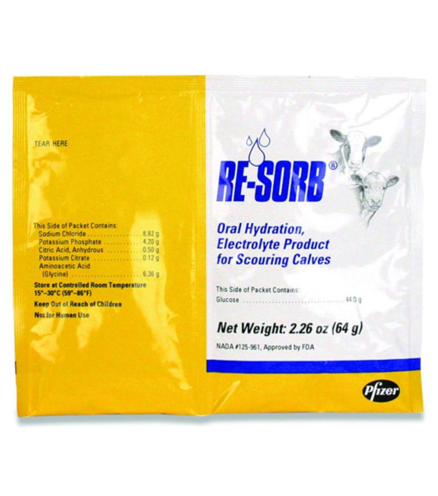 RE-SORB ELECTROLYTE PACK, 2.26 OZ.