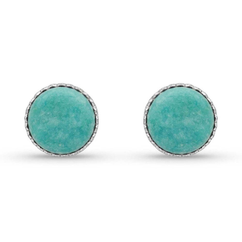 Montana Silversmiths Two Way Concho Turquoise Post Earrings, ER4449TQ