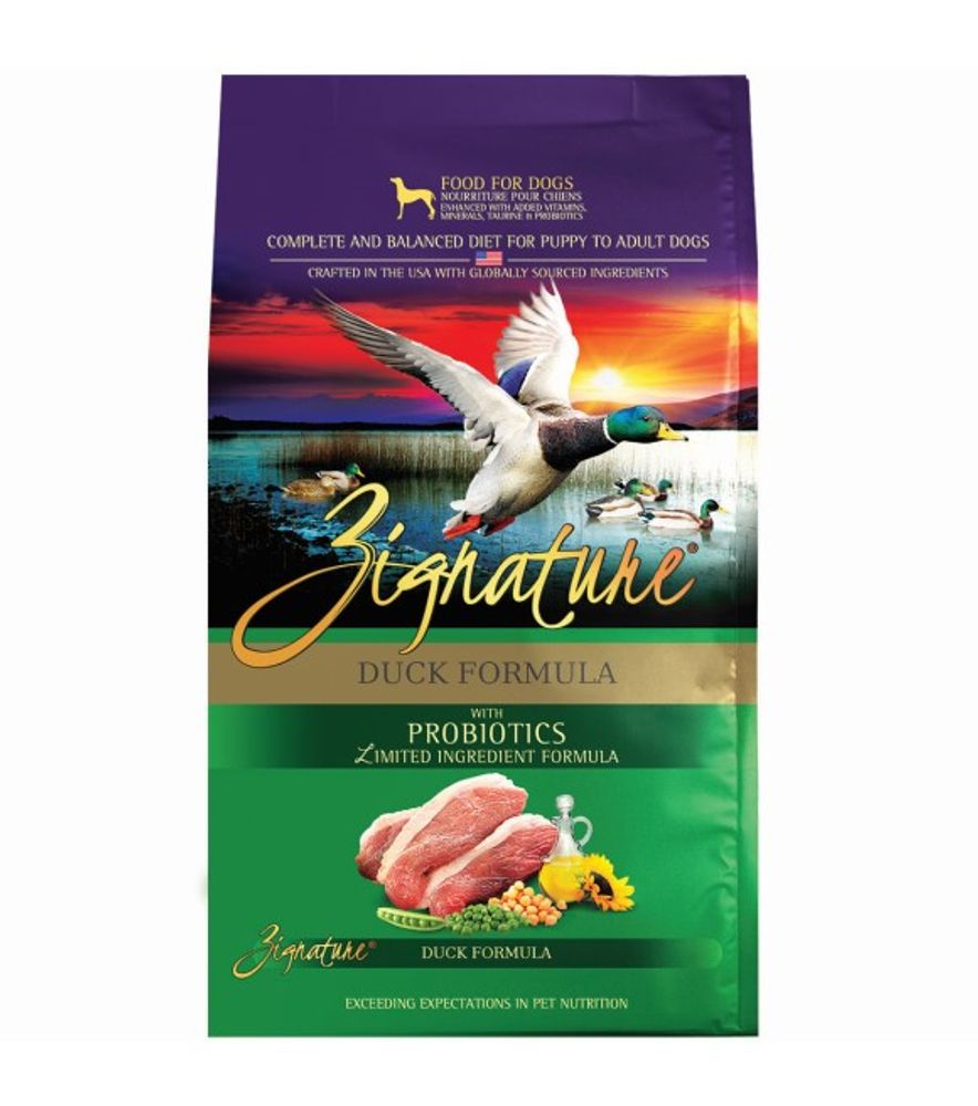 Zignature, Duck Formula Dry Dog Food