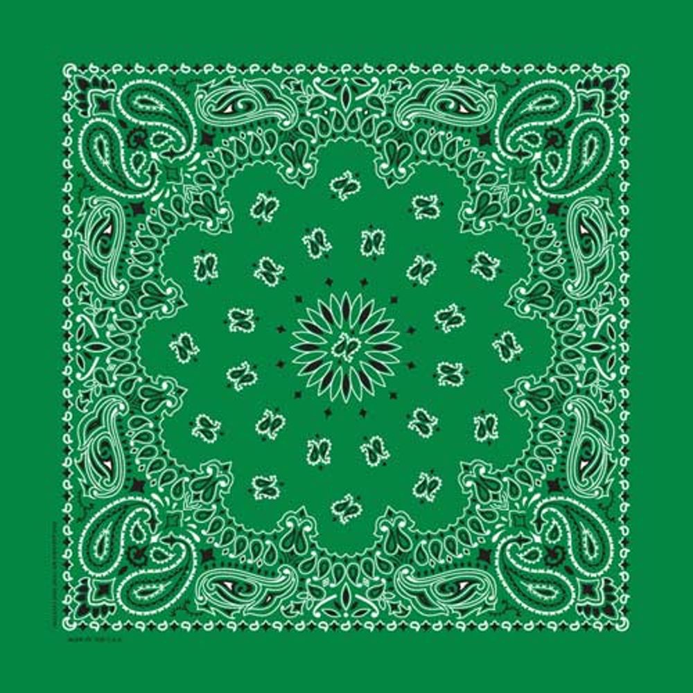 Traditional Paisley Bandana, Multiple Colors