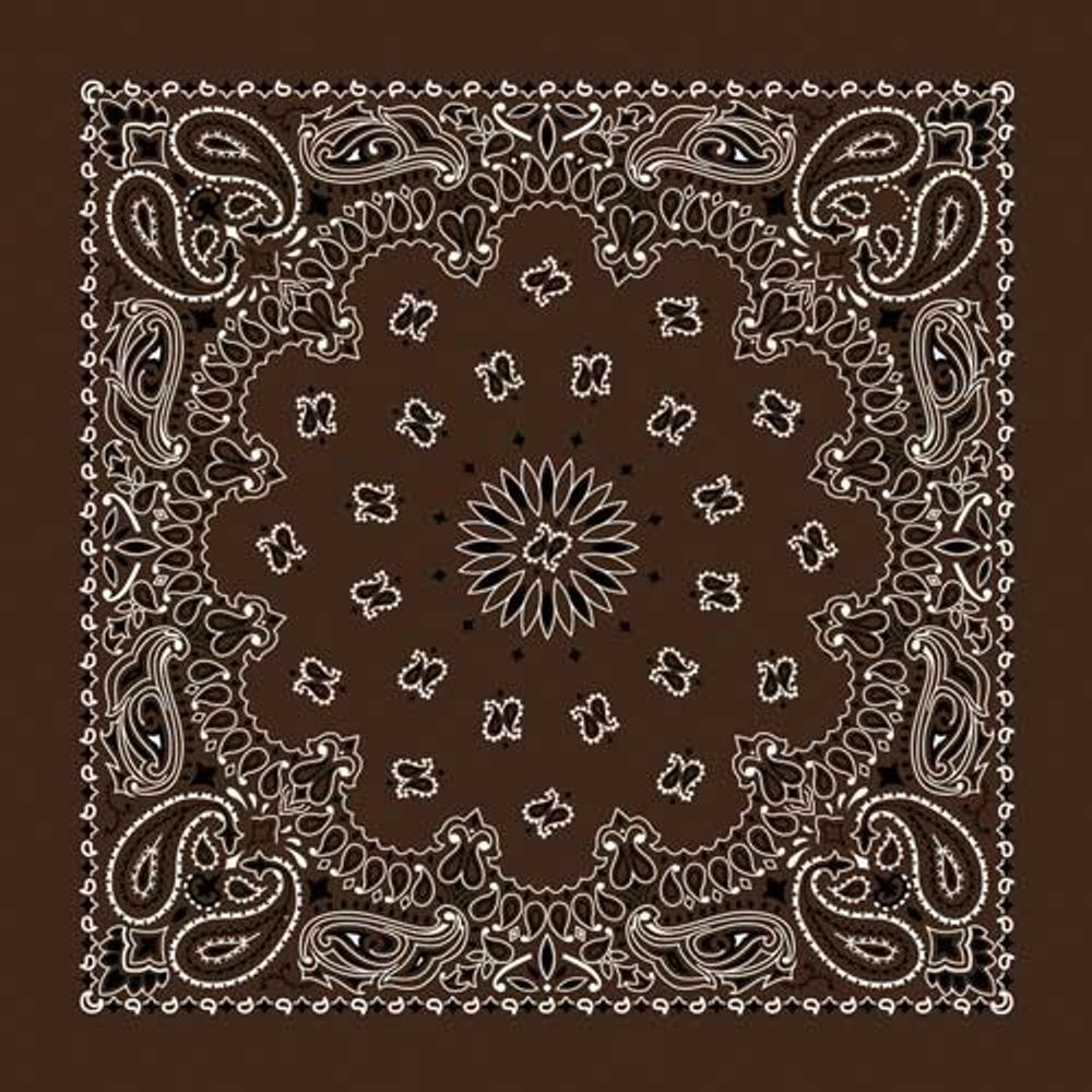 Traditional Paisley Bandana, Multiple Colors