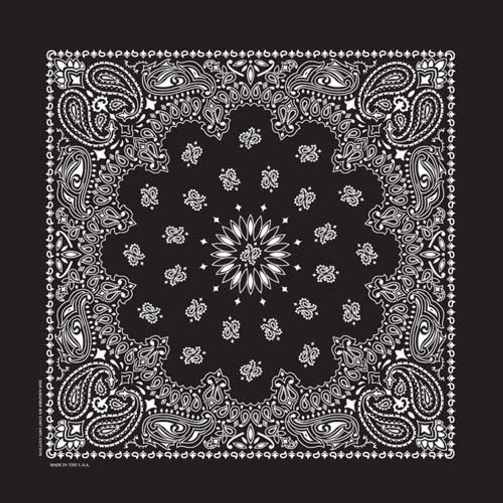 Traditional Paisley Bandana, Multiple Colors