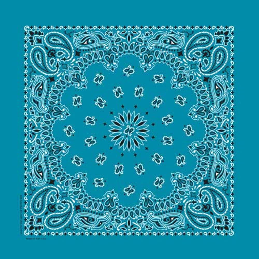 Traditional Paisley Bandana, Multiple Colors