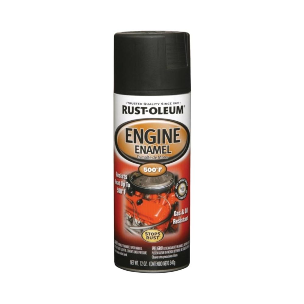 Rust-Oleum Semi-Gloss Black Engine Enamel Spray Paint 12 oz.