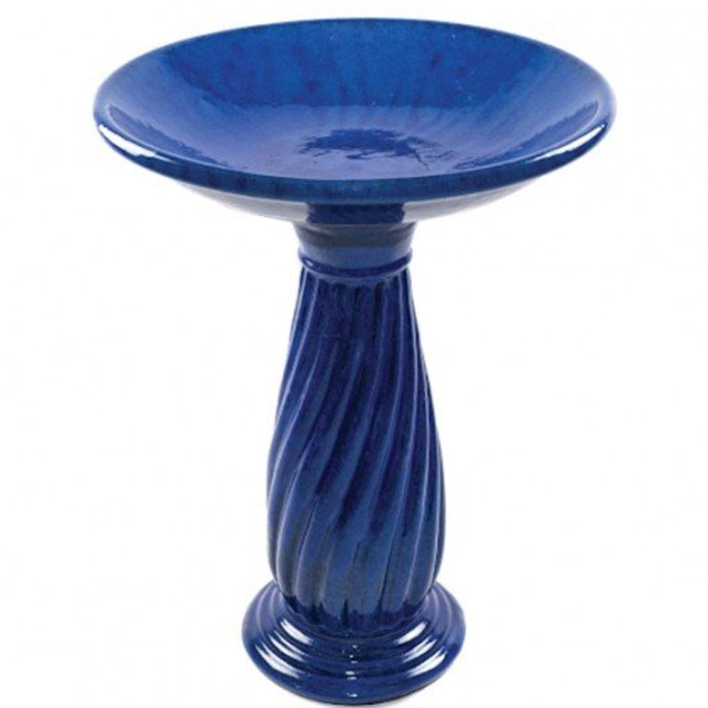 Tri-R Sales, Tall Ceramic Bird Bath