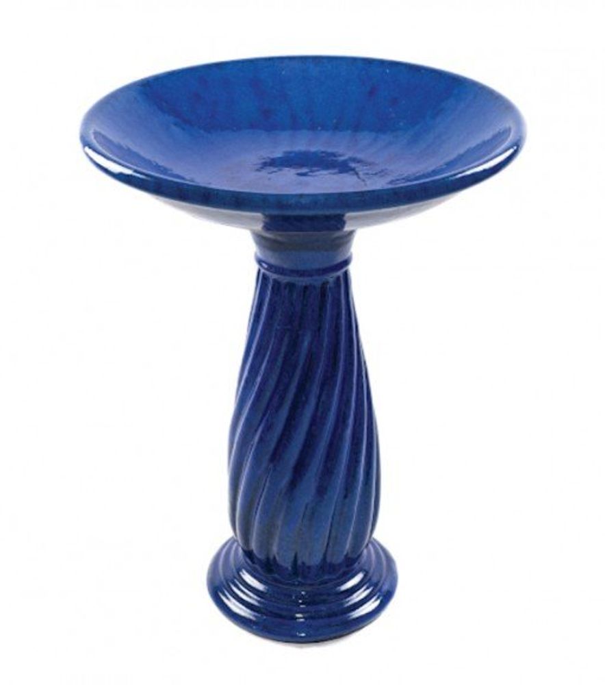 Tri-R Sales, Tall Ceramic Bird Bath