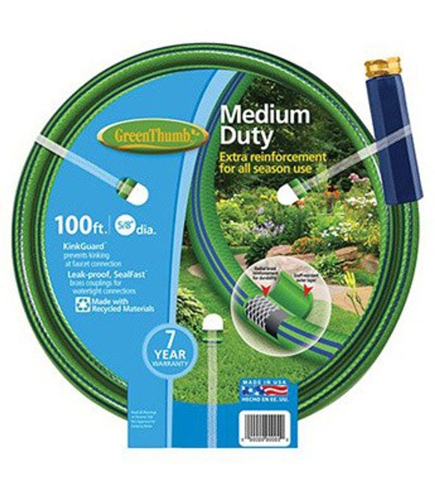 Green Thumb, Nylon Garden Hose, 100 ft