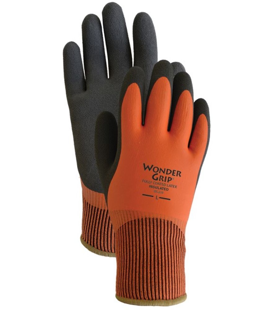 American Glove, Wonder Grip Thermo Plus Double Layer Latex Coated Protection Gardening Work Gloves, WG-338