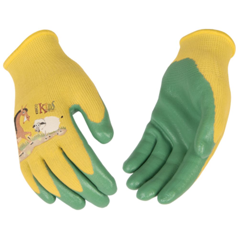 Kinco Kids Farm Friends Polyester Knit Shell & Latex Palm Glove, 1785