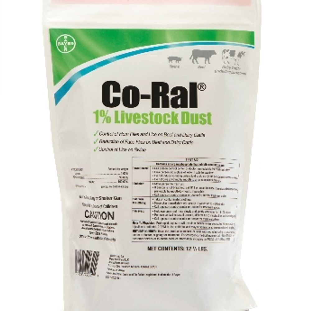 Co-Ral 1% Livestock Dust, 12.5 lbs.
