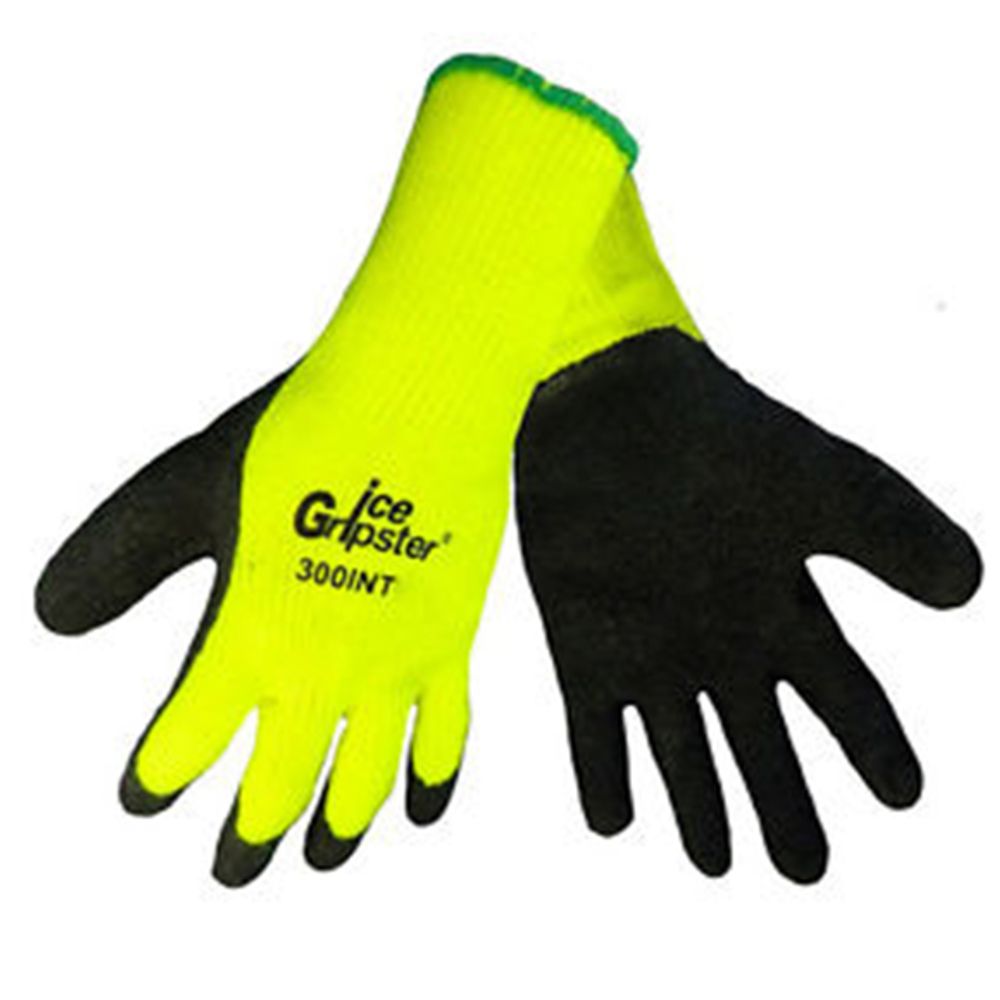 American Glove Palm Dipped Hi-Viz Thermal Glove, 300INT