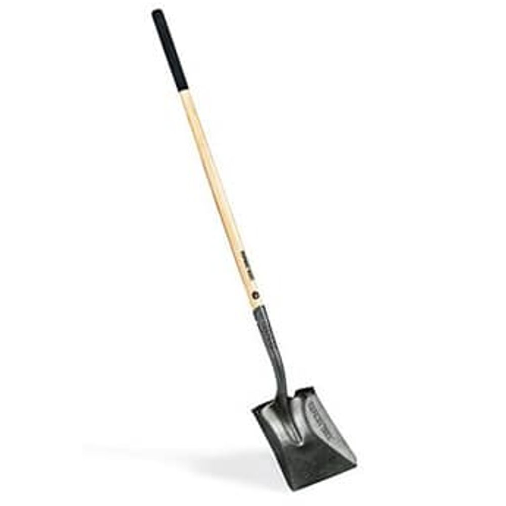 True Temper Long-Handle Square Point Scooping Shovel, 49 in.