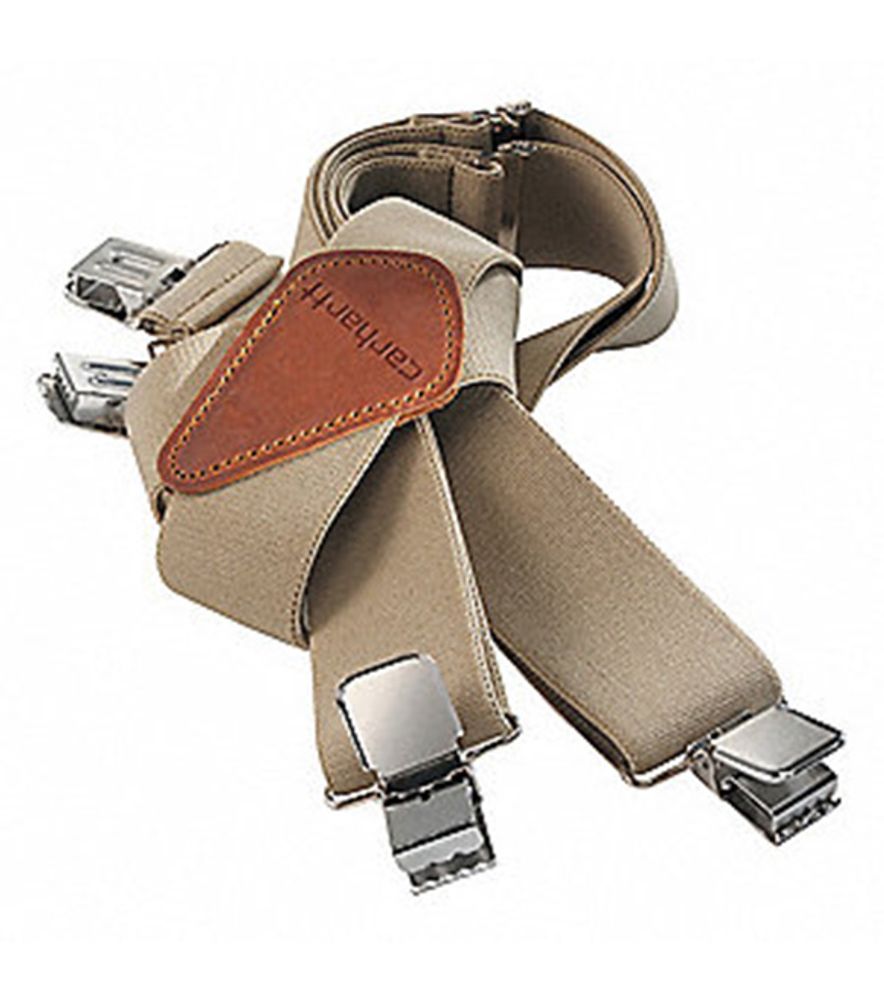 Carhartt, Men's Adjustable Khaki Suspenders, 45002-KHA