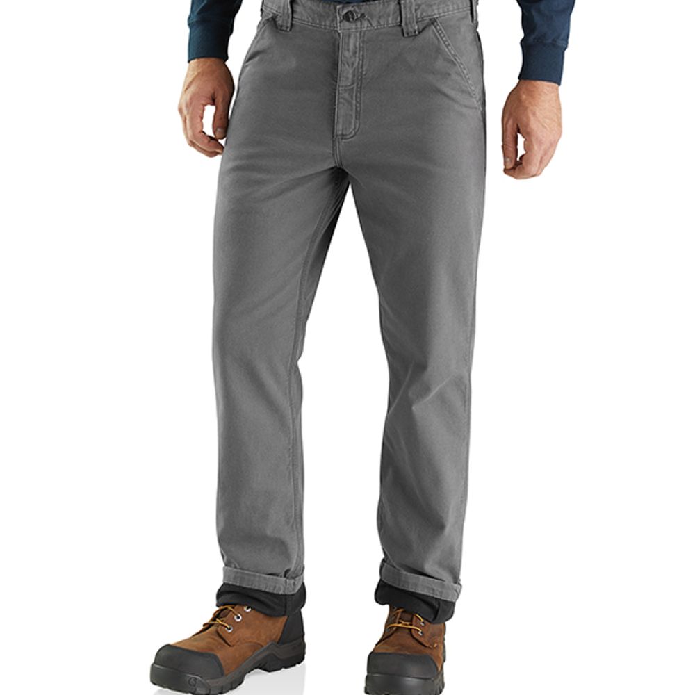 Carhartt, Men's Flannel Lined Rugged Flex Rigby Dungaree, 103342