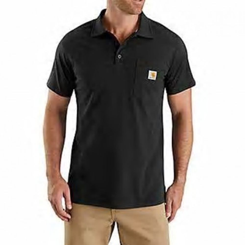 Carhartt, Men's Force Relaxed Fit Midweight Short Sleeve Pocket Polo, 103569