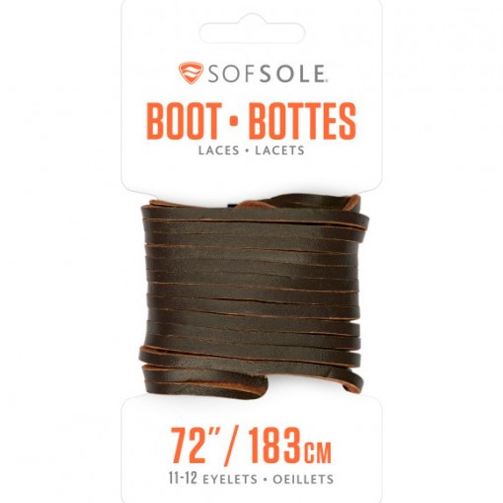 Sofsole Leather Boot Laces 72", 84890
