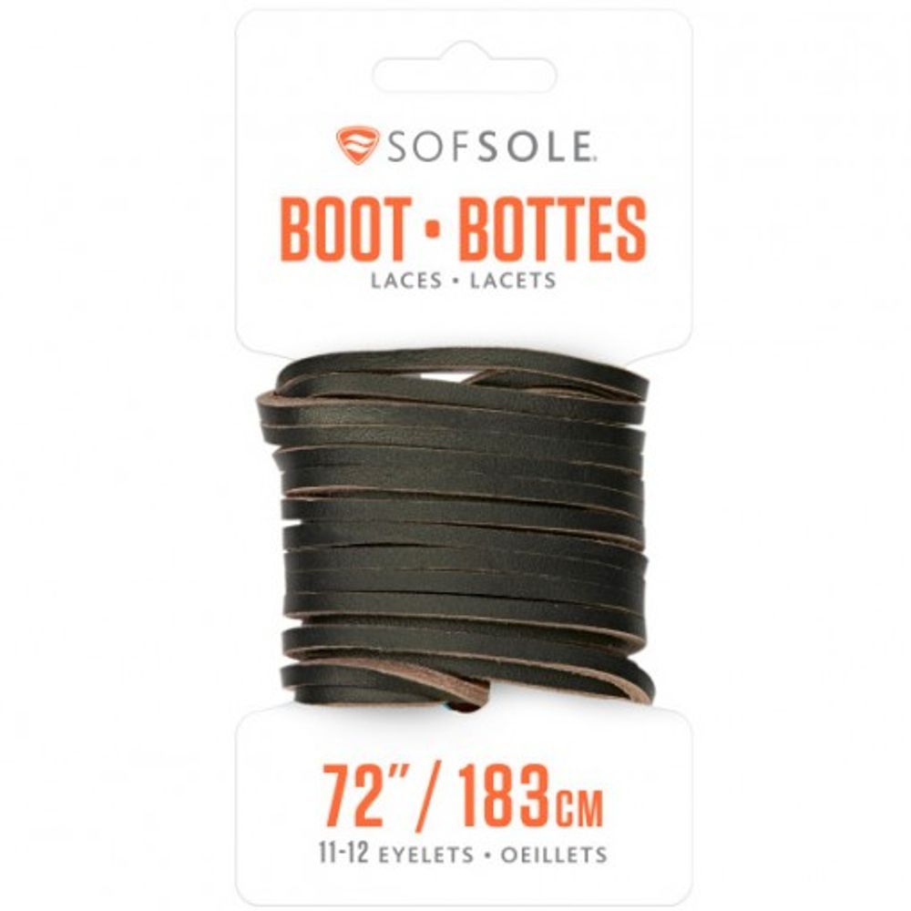 Sofsole Leather Boot Laces 72", 84890