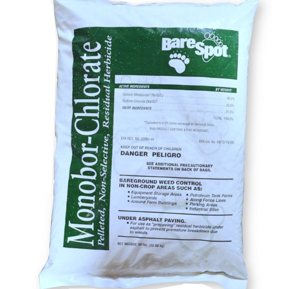 BareSpot Monobor Chlorate, 50 lb