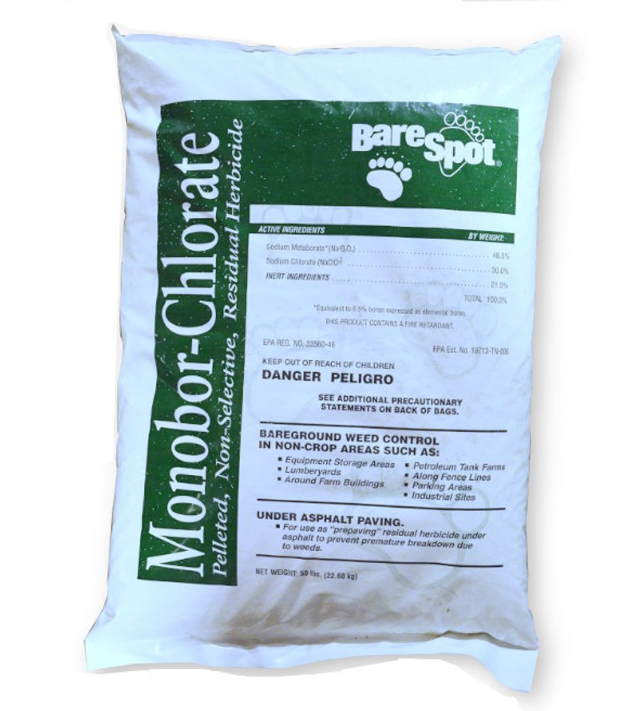 BareSpot Monobor Chlorate, 50 lb
