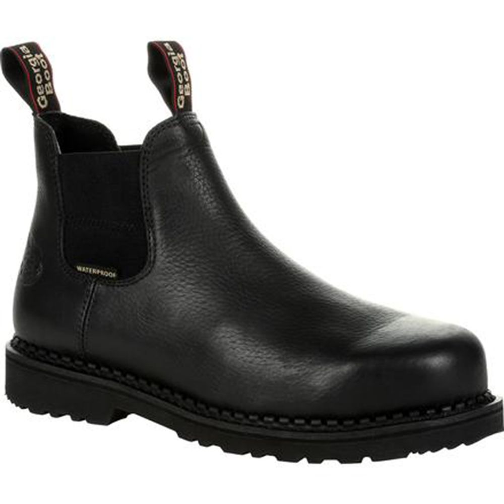 Georgia Giant, Men's Revamp Waterproof Chelsea Work Boot, GB00376