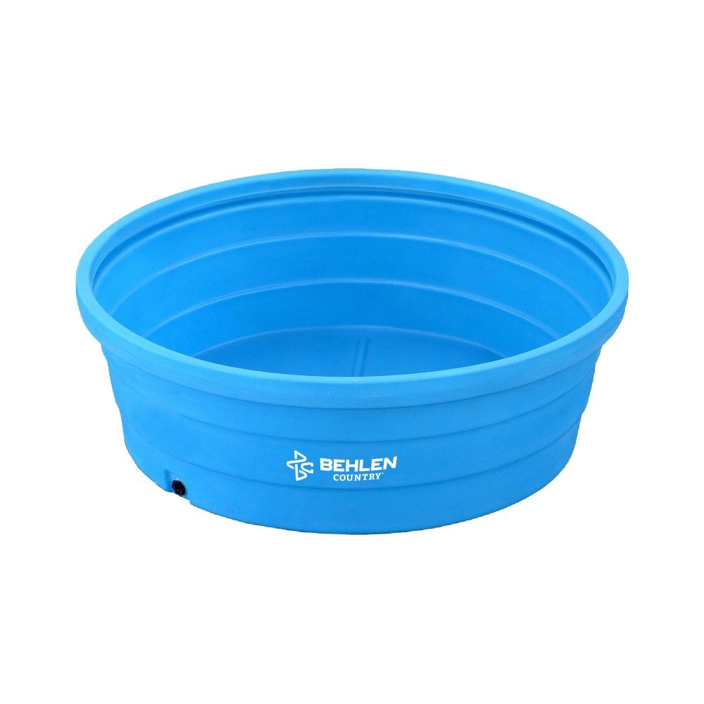Behlen, 6' x 2' Blue Farm Flex Round Stock Tank, 350 gal