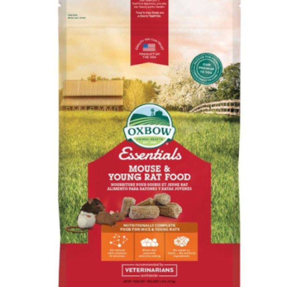 Oxbow, Essentials Mouse & Young Rat Food, 2.5 lb
