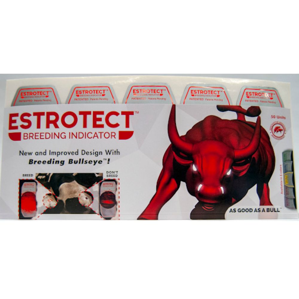 Estrotect Breeding Bullseye Indicator Patch, 10 count