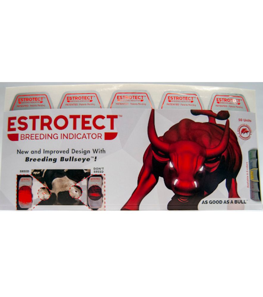 Estrotect Breeding Bullseye Indicator Patch, 10 count