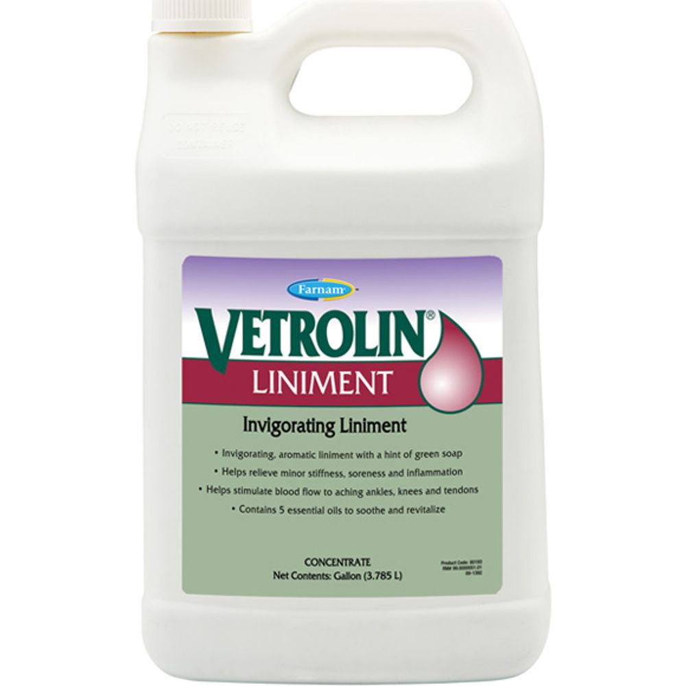 Farnam Vetrolin Liniment Refill, 1 gallon