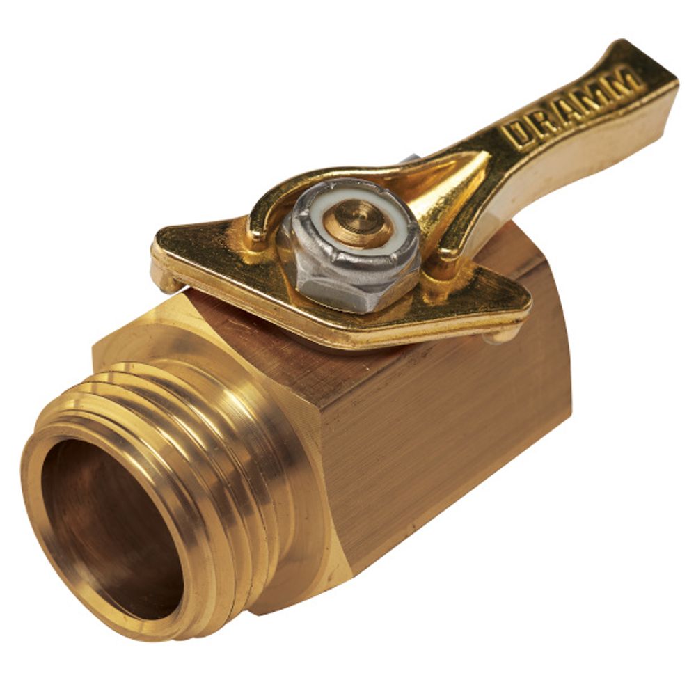 Dramm, Heavy-Duty Brass Shut Off Valve 