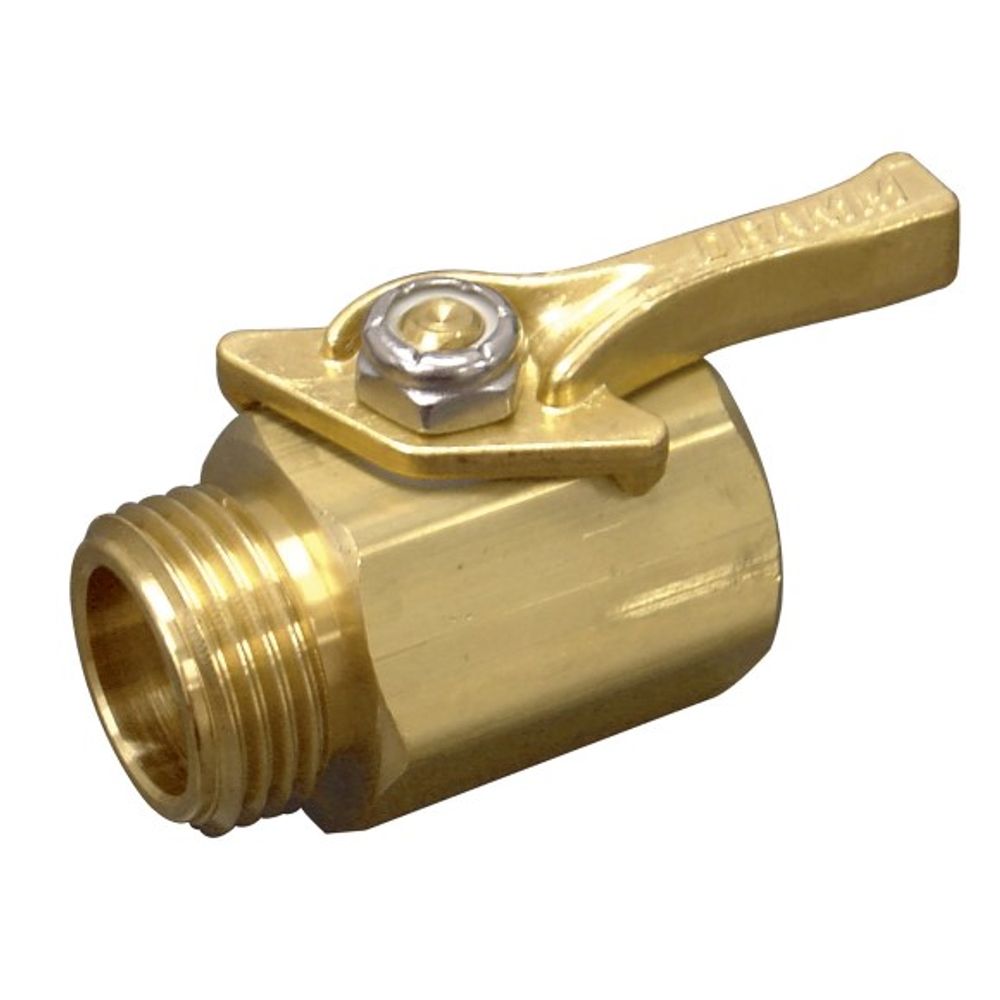 Dramm, Heavy-Duty Brass Shut Off Valve 