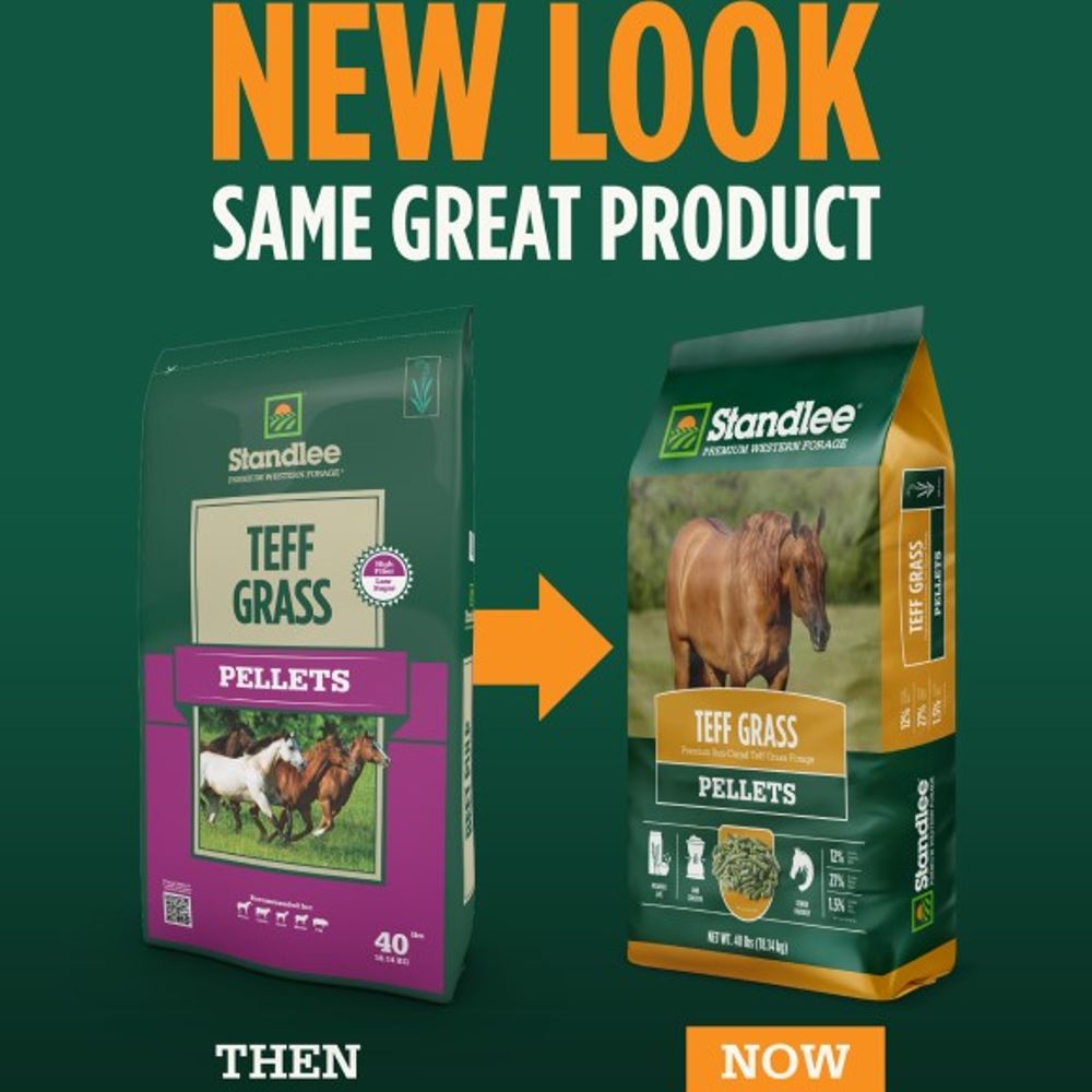 Standlee, Premium Teff Hay Pellets, 40 lb