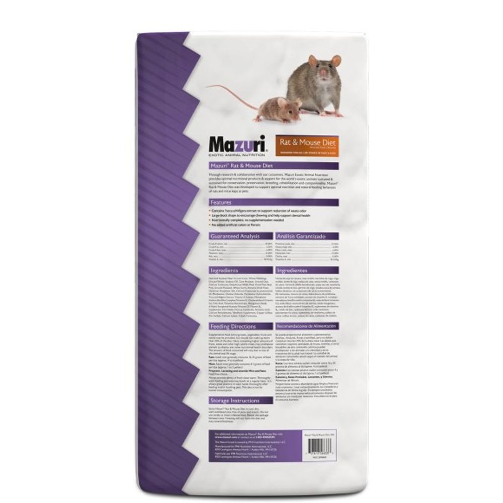 Mazuri, Rat & Mouse Diet, 25 lb