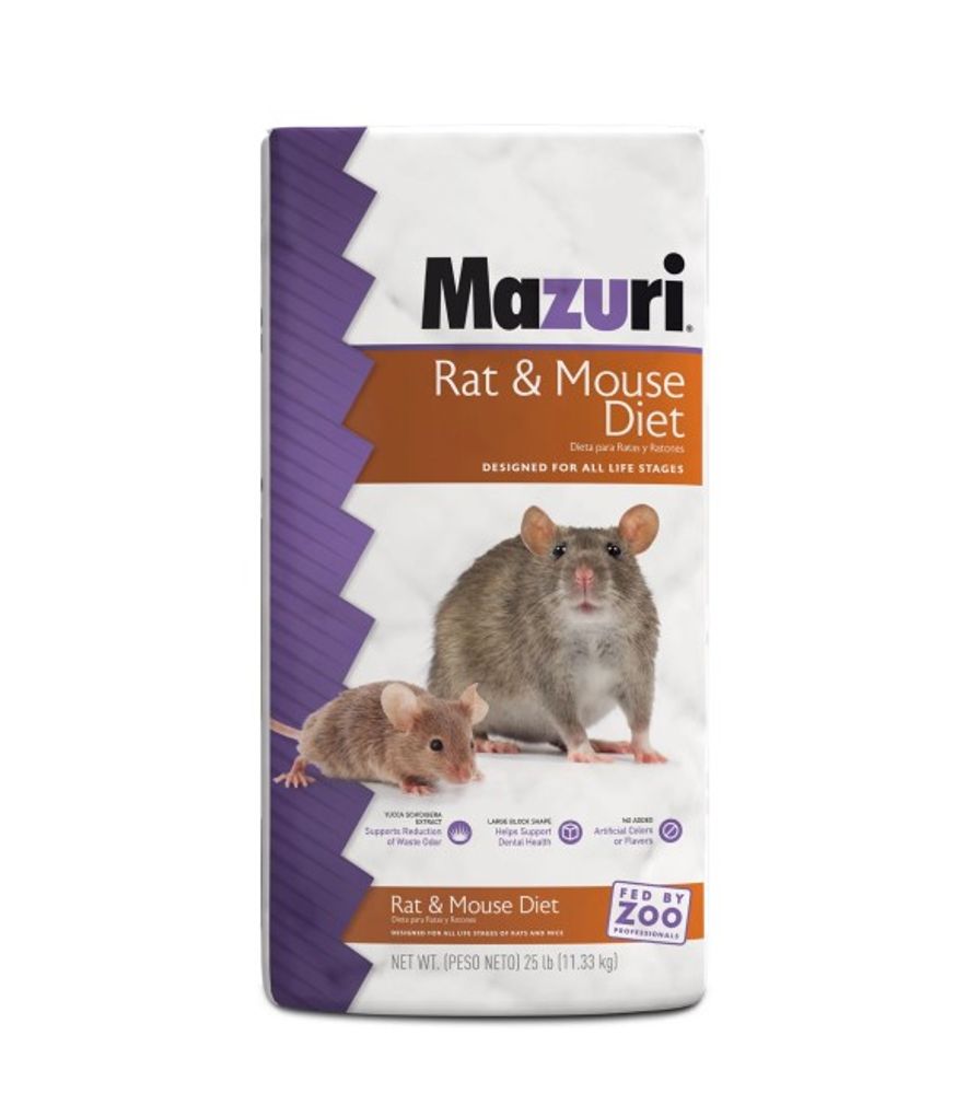 Mazuri, Rat & Mouse Diet, 25 lb