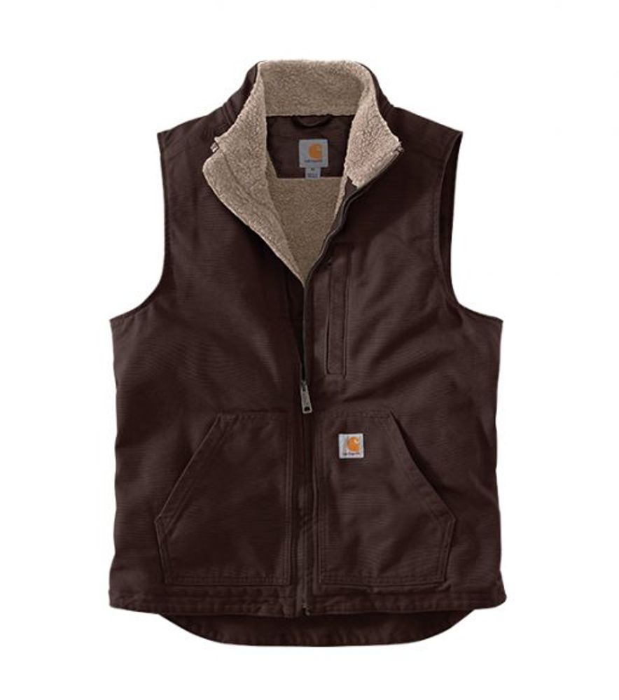 Carhartt, Men's Washed Duck Sherpa Lined Mock Vest, 104277
