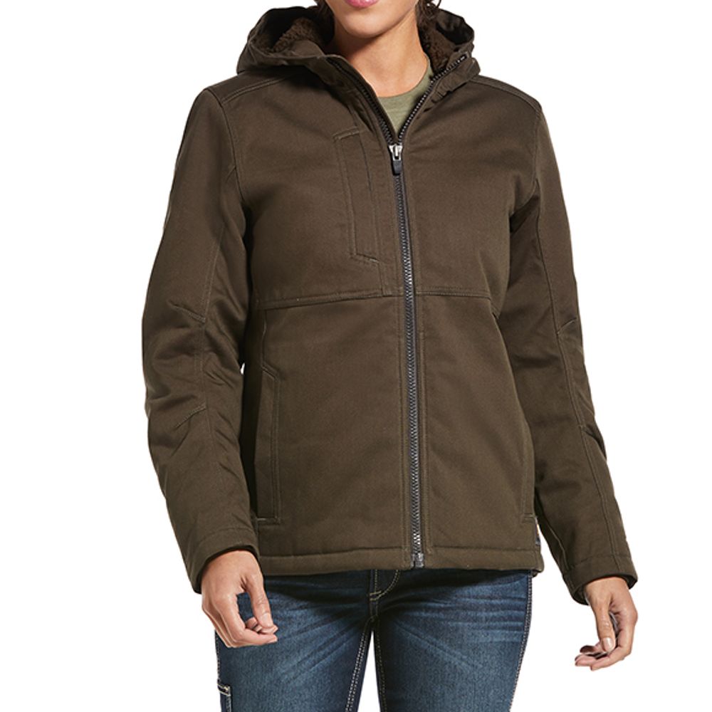 Ariat, Ladies Rebar DuraCanvas Insulated Work Jacket, 10032918