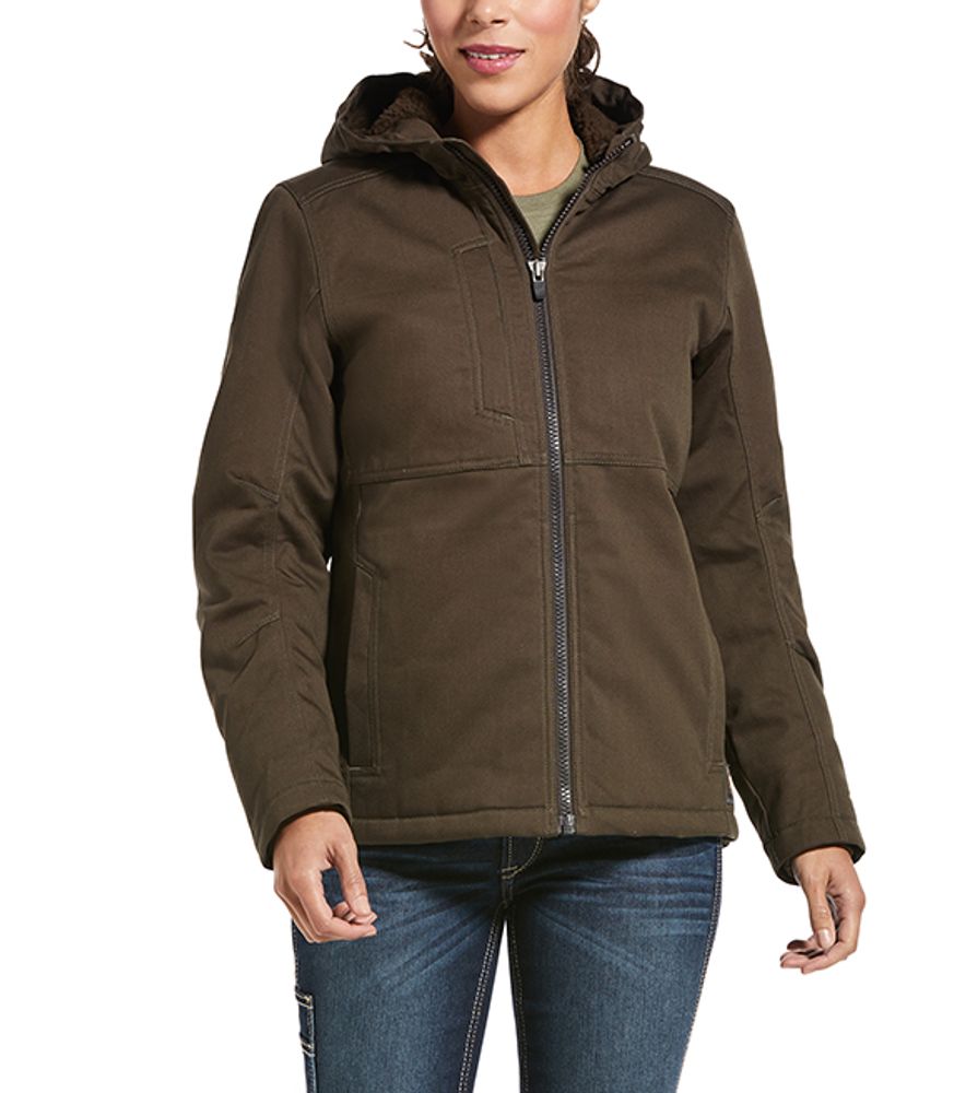 Ariat, Ladies Rebar DuraCanvas Insulated Work Jacket, 10032918