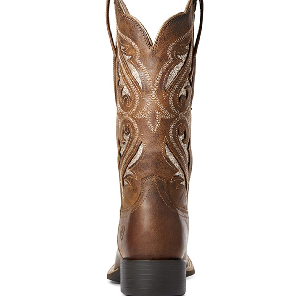 Ariat, Ladies Sassy Brown Round Up Bliss Cowgirl Boot, 10034056