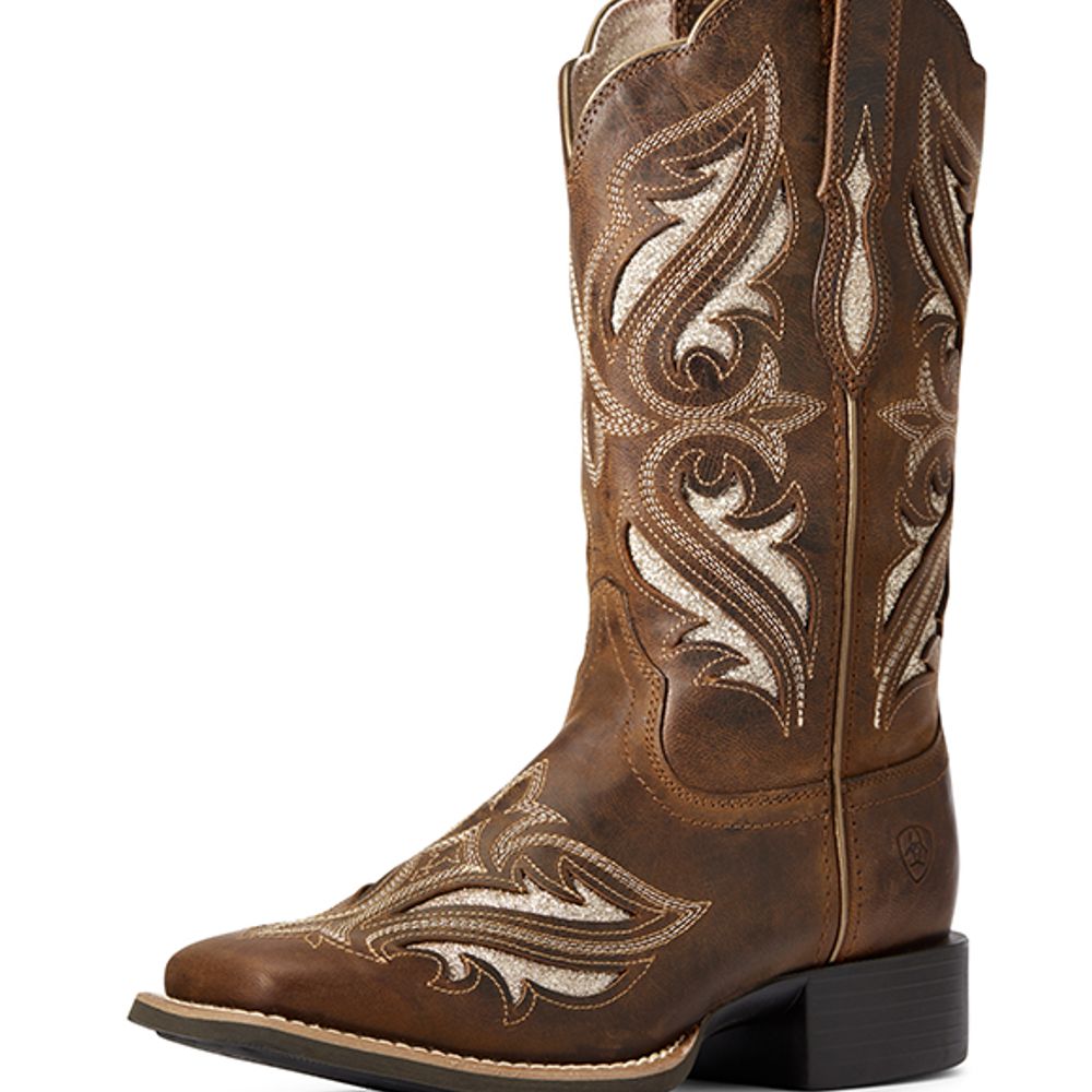 Ariat, Ladies Sassy Brown Round Up Bliss Cowgirl Boot, 10034056